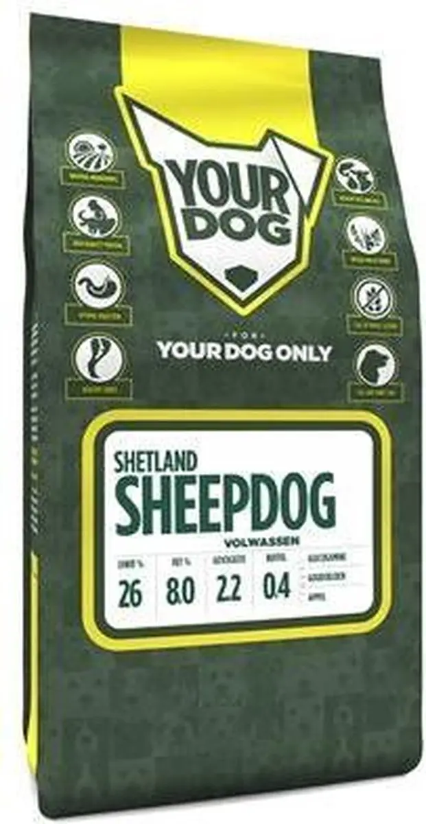 Yourdog Shetland Sheepdog Hondenbrokken Volwassen 12kg - afbeelding 2 van 2