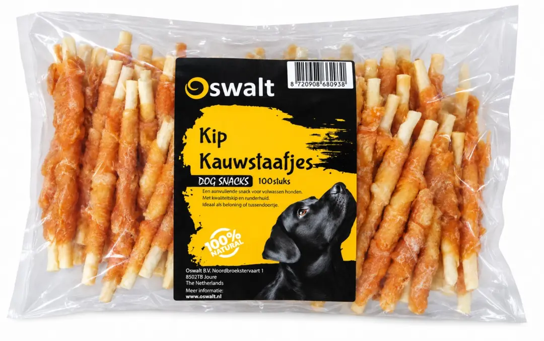 Oswalt kauwstaafjes met kip