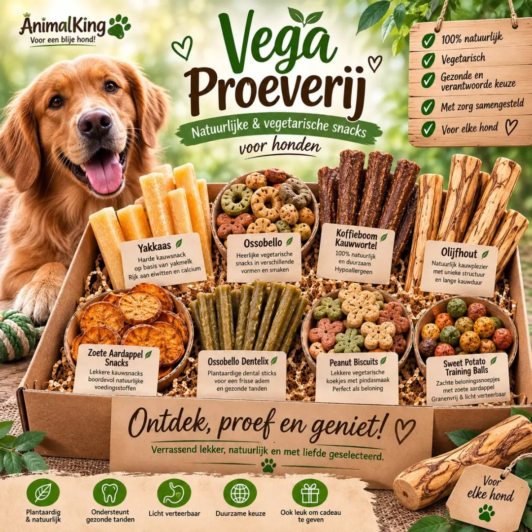 Animal King VEGA Proeverijtje voor Honden