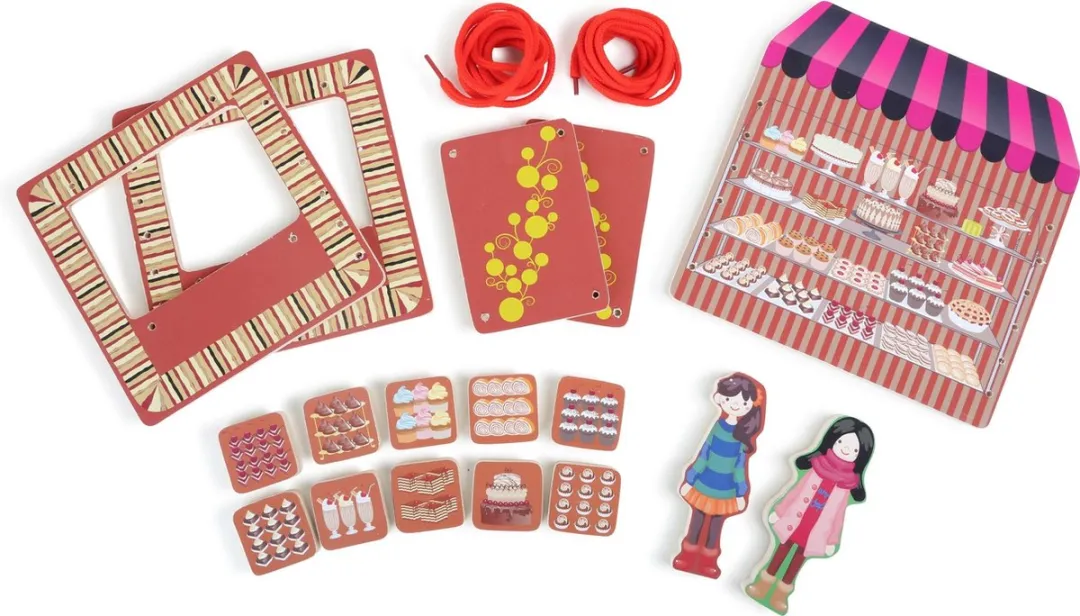 Small Foot Sweets Sales Stall - Multicolor