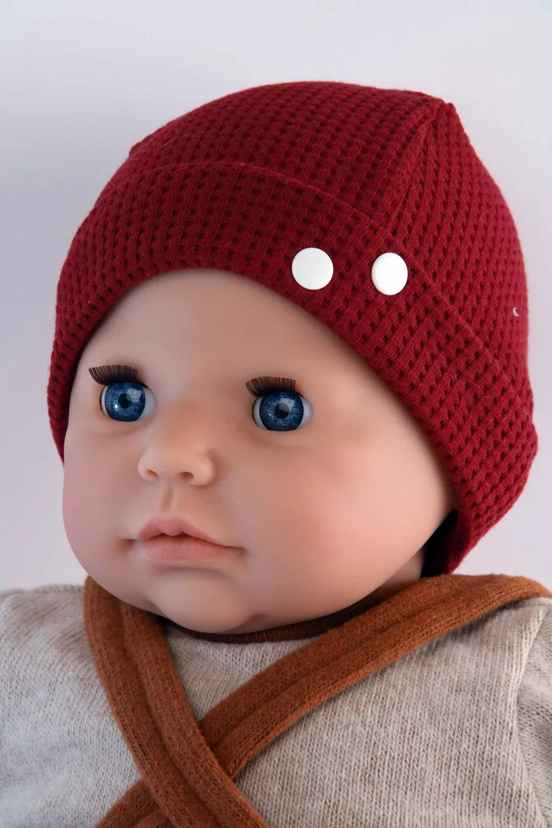 Schildkröt Poppenkleding Rood/Wit - 52cm