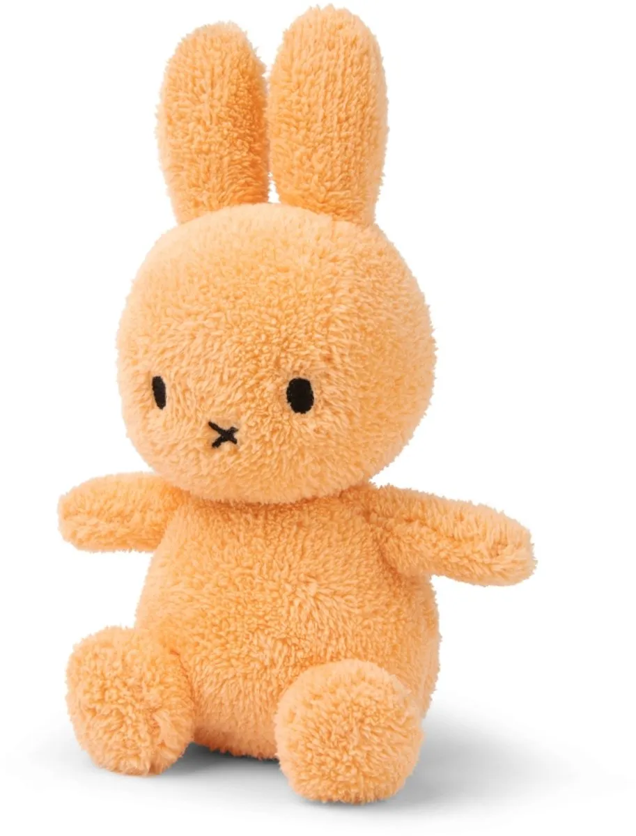 International Bon Ton Toys Nijntje Terry Knuffel - 23 cm - Soft Orange