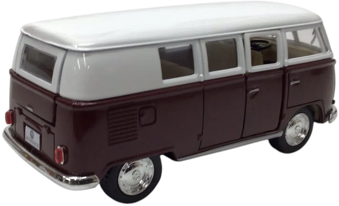 Toys Amsterdam Bus Volkswagen Classic 1962 Die-cast 1:32 Bordeaux
