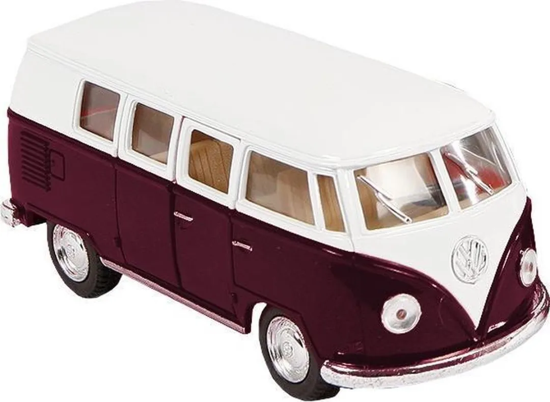 Toys Amsterdam Bus Volkswagen Classic 1962 Die-cast 1:32 Bordeaux