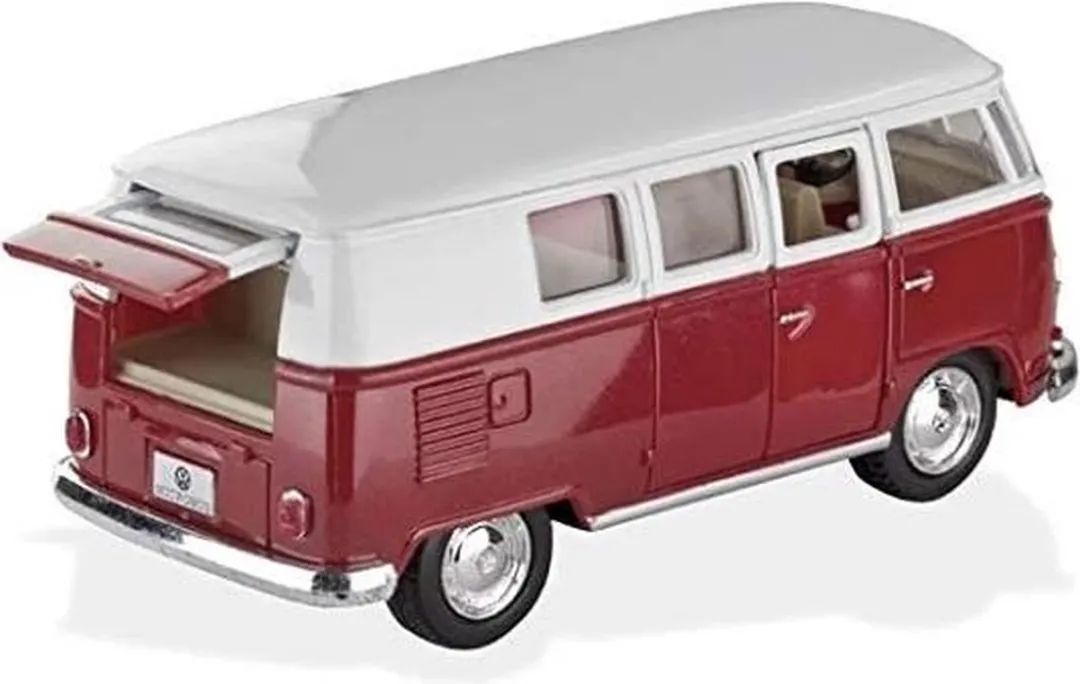 Toys Amsterdam Bus Volkswagen Classic 1962 Die-cast 1:32 Bordeaux