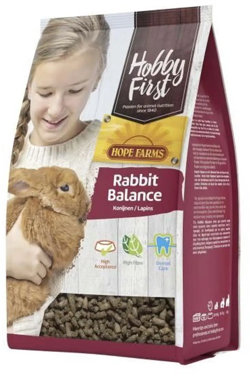 HobbyFirst Hope Farms Rabbit Balance konijnenvoer - 1,5kg - afbeelding 3 van 3
