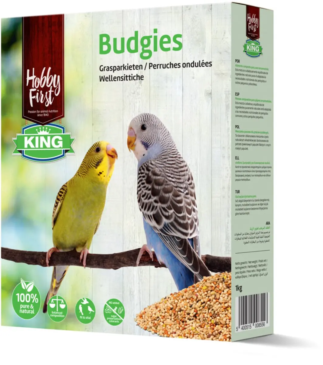 HobbyFirst King Grasparkieten 1kg