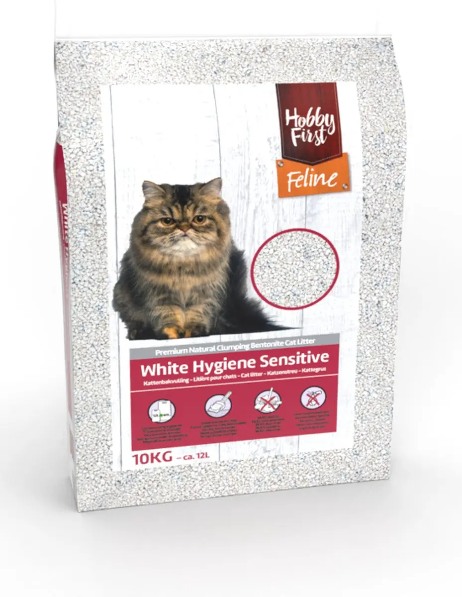 HobbyFirst Kattenbakvulling White Hygiene Sensitive - 12L - afbeelding 3 van 3
