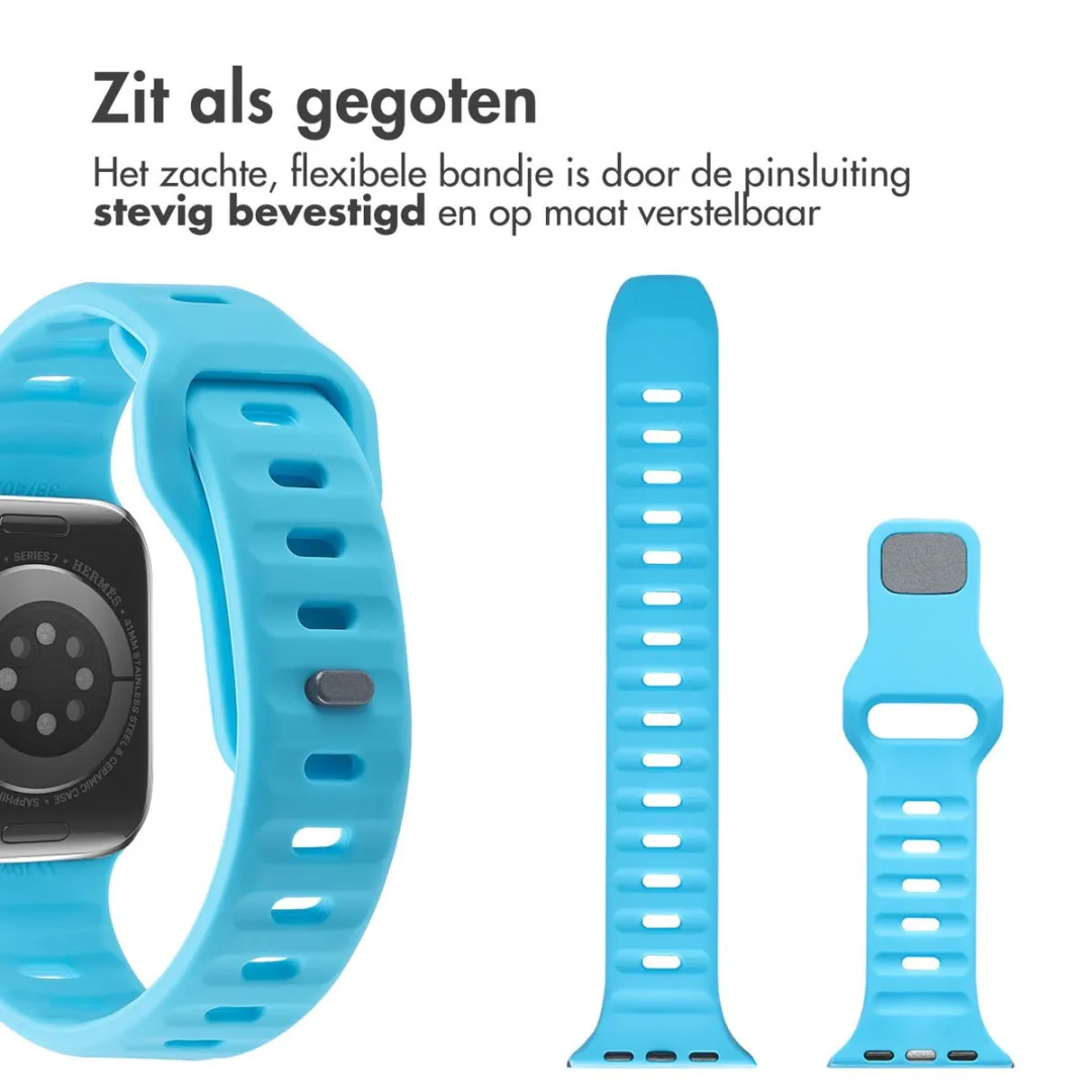 Imoshion Active Sport Siliconen Bandje Apple Watch - Blauw