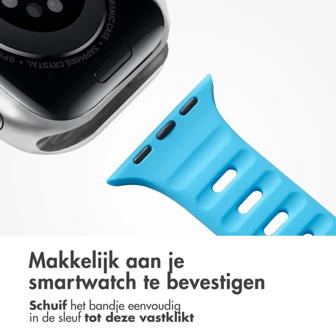 Imoshion Active Sport Siliconen Bandje Apple Watch - Blauw