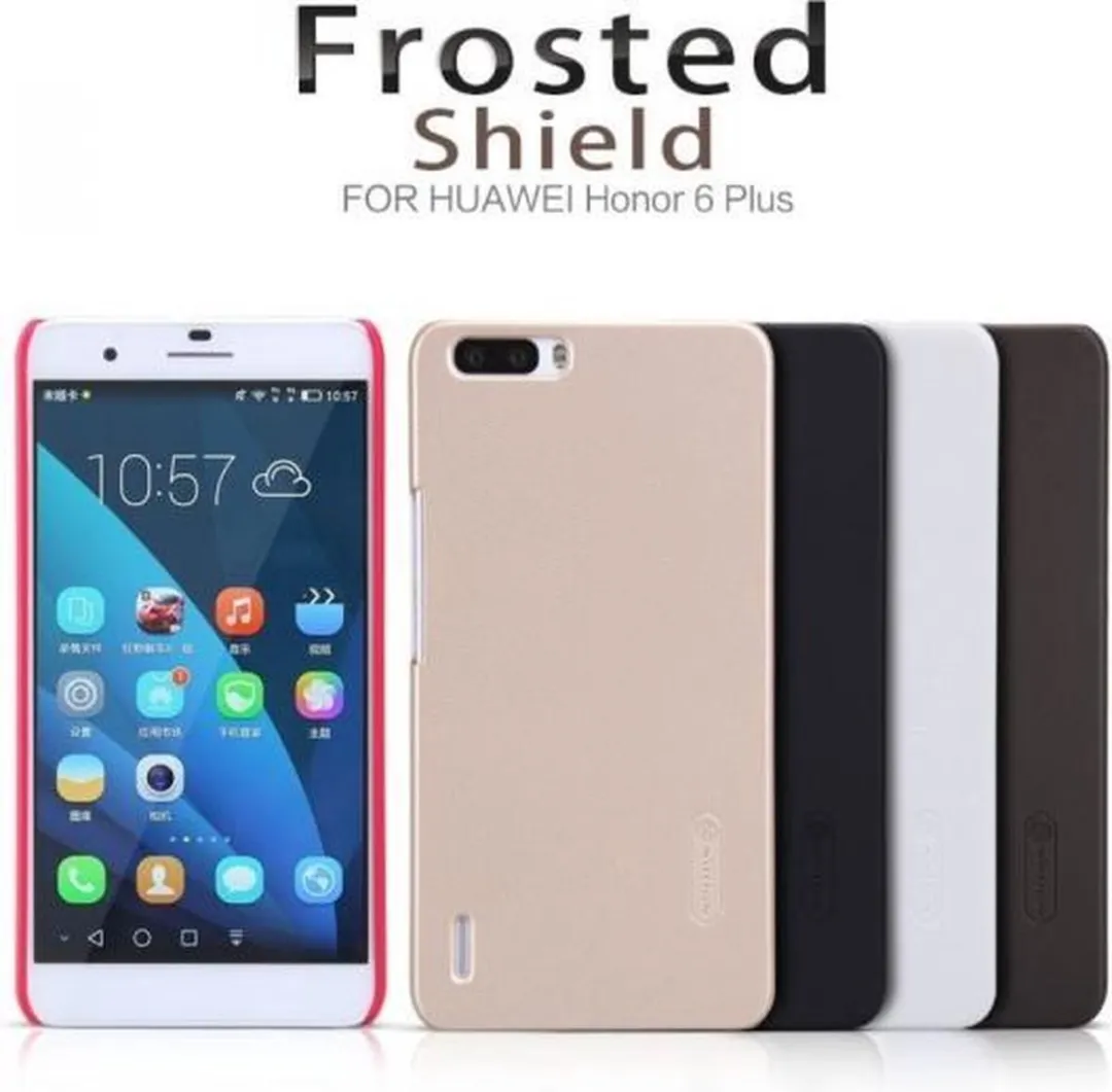 Nillkin Backcover Honor 6 Plus - Zwart - F-HC HU-HON6Plus-BL - afbeelding 5 van 5
