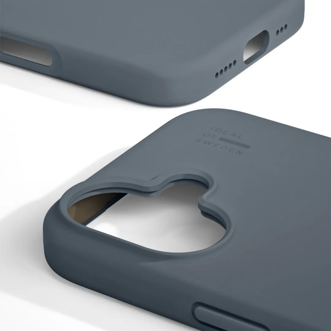 iDeal of Sweden iPhone 16 Plus Silicone Hoes - Midnight Blue - IDSIC-I2467-411