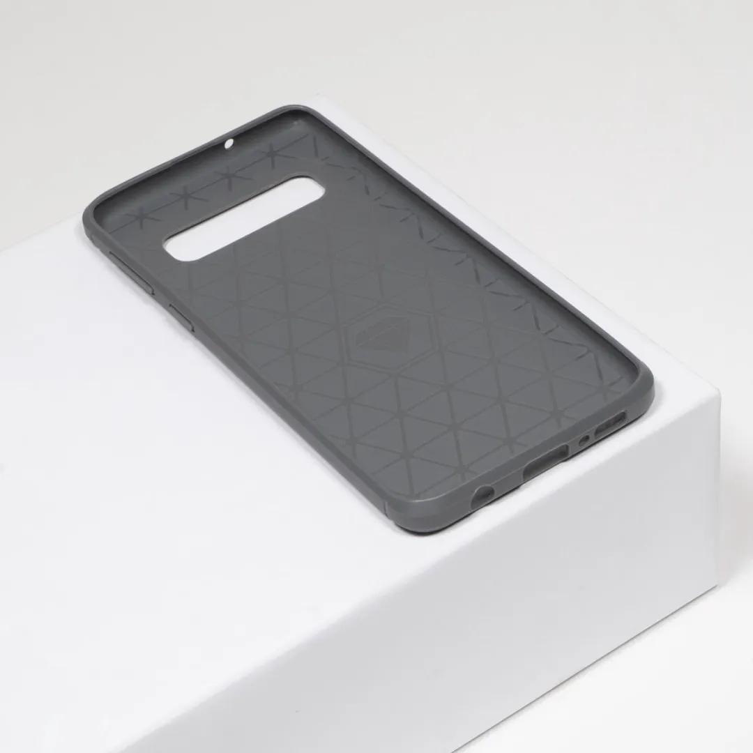 BMAX Carbon Soft Case Samsung Galaxy S10 - Grijs