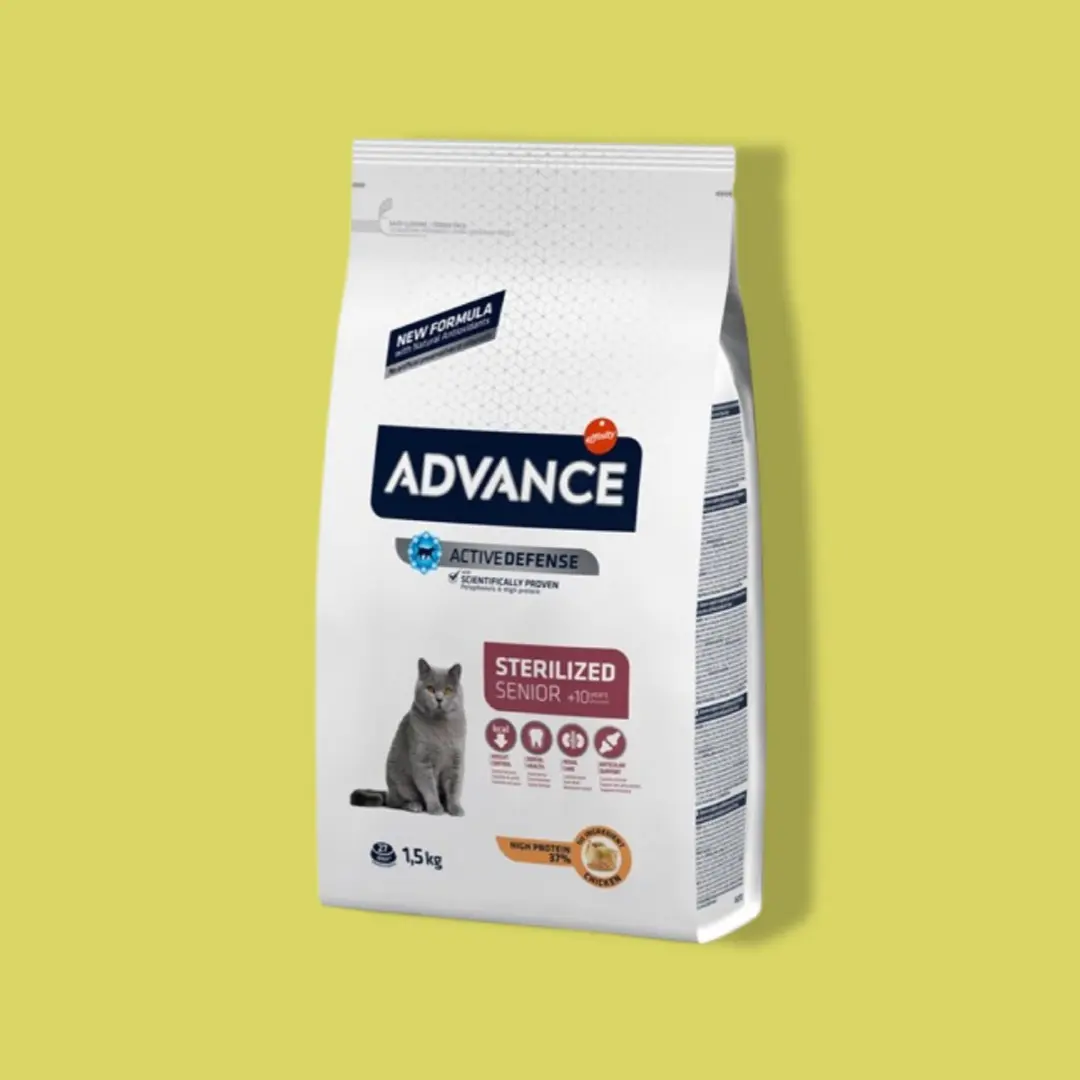 Advance Sterilized Sensitive Senior 10+ Kattenvoer - 10 kg - afbeelding 4 van 4