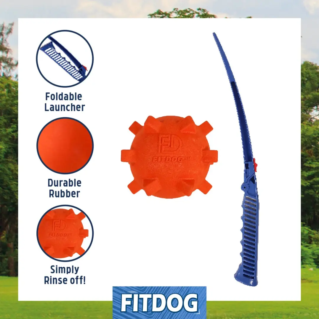 Rosewood FitDog Molecule Apporteerset met Launcher - afbeelding 6 van 6