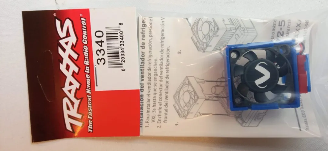 Traxxas Velineon VXL-3s Koelventilator - Blauw