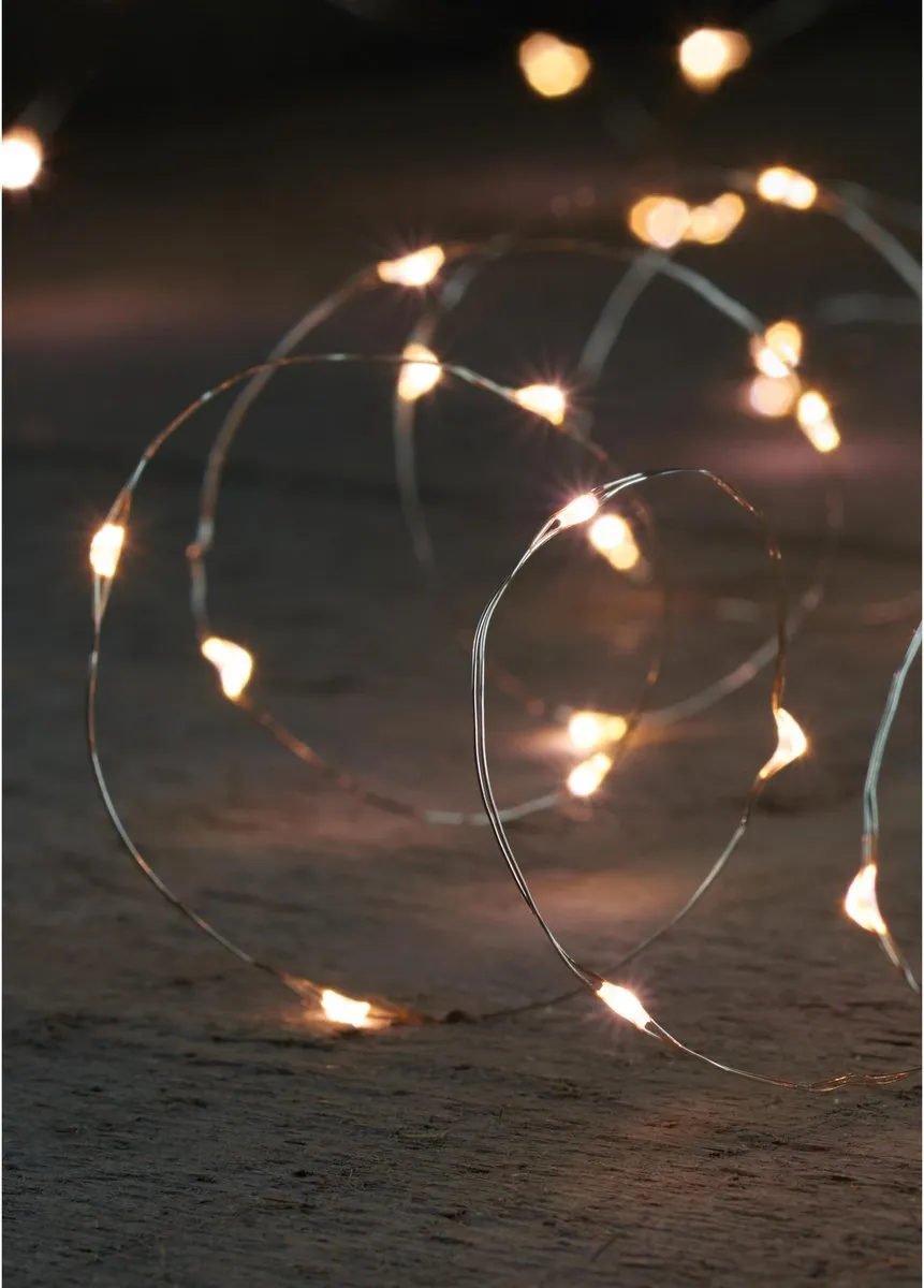 Anna's Collection Draadverlichting 100 LED Warm Wit - 200cm