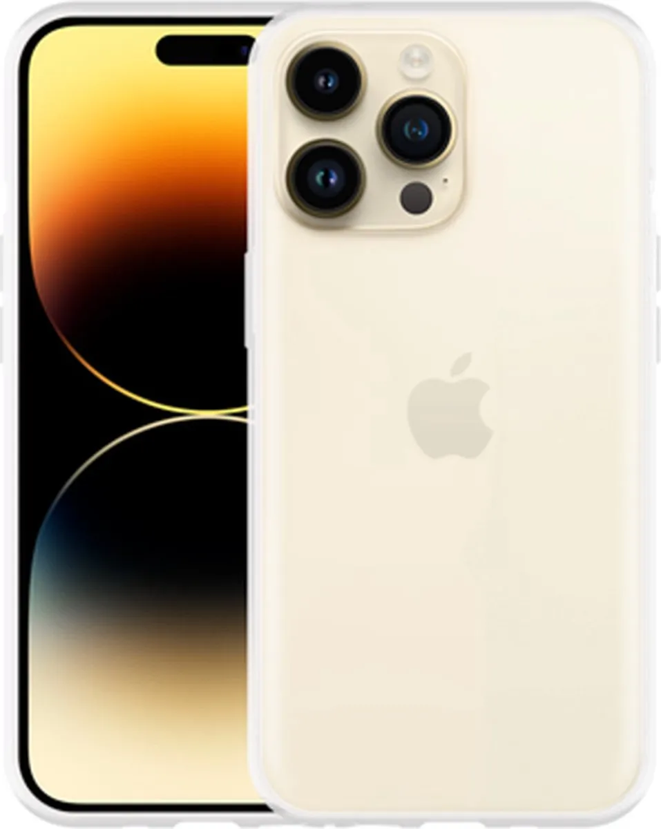 Just in Case Soft TPU Hoesje iPhone 14 Pro Max - Transparant