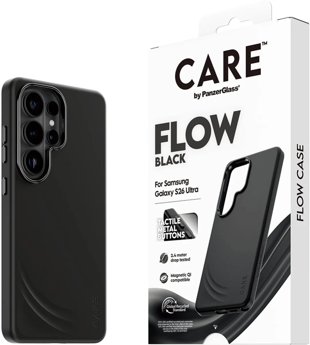 PanzerGlass CARE FLOW CR62575 Hoesje - Samsung Galaxy S26 Ultra - Zwart