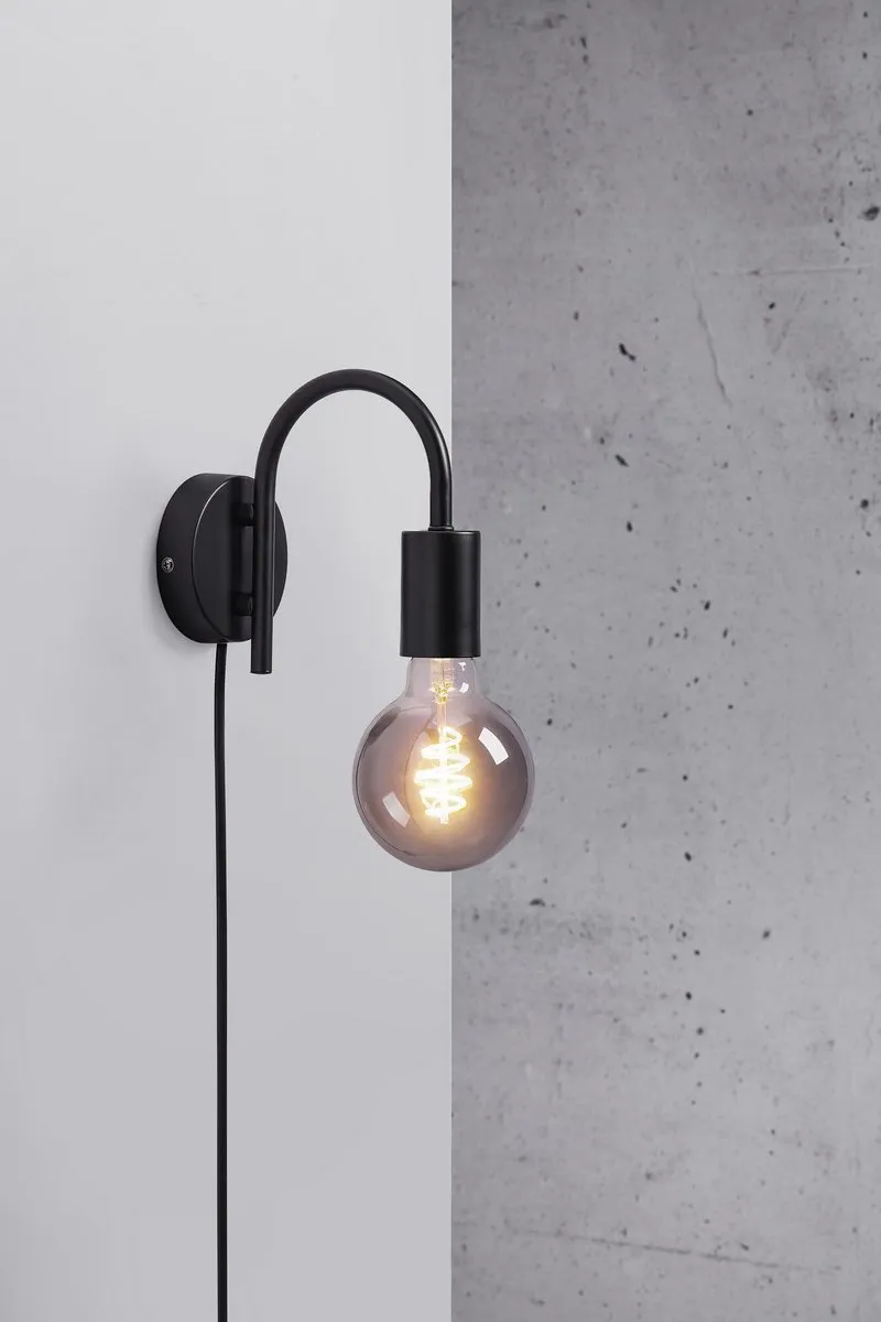 Nordlux Paco Wandlamp E27 - Zwart - afbeelding 3 van 3