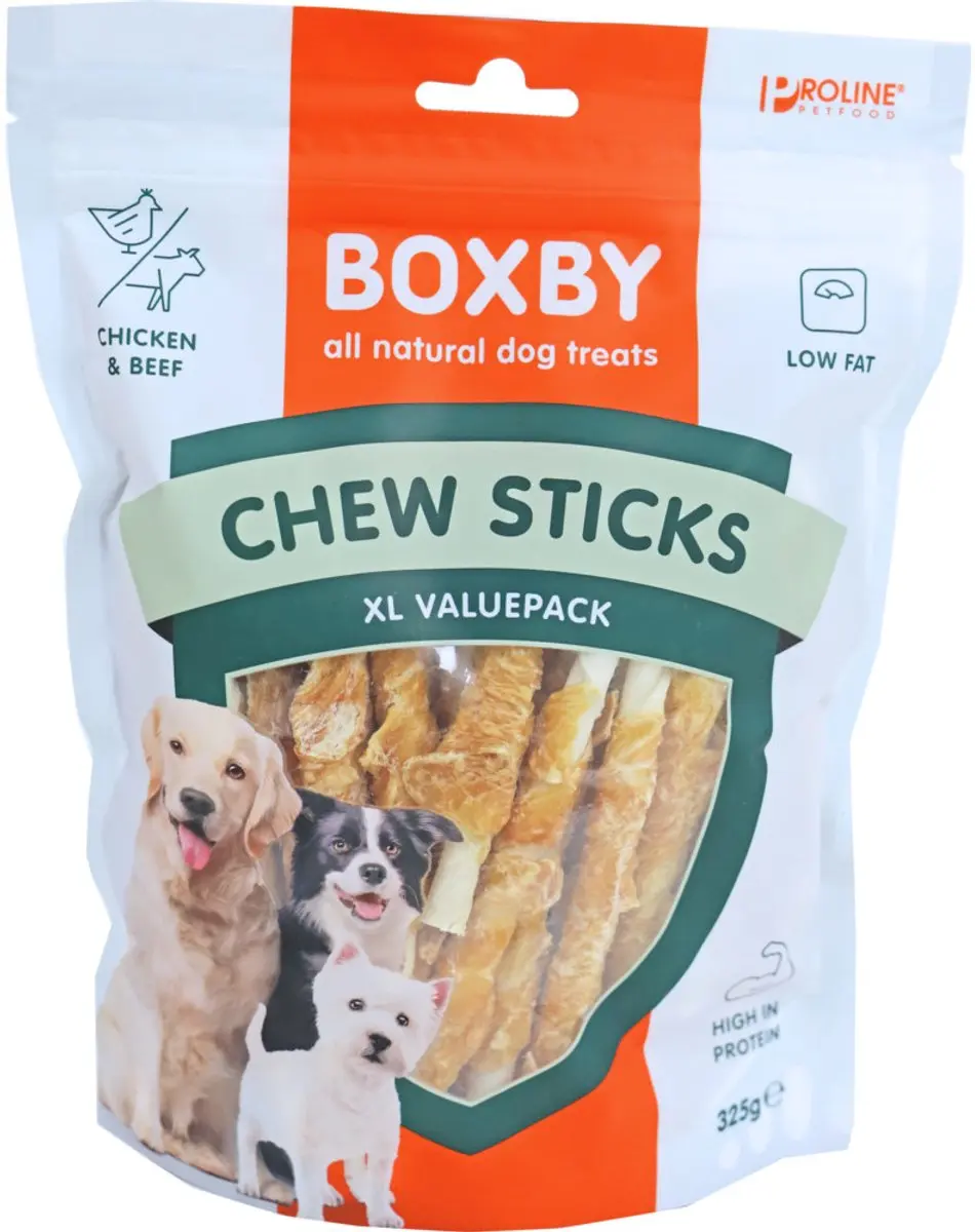 Proline Hondensnack Boxby Kauwsticks XL Voordeelpak