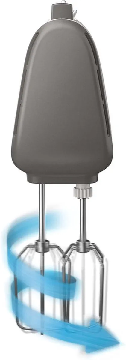 Philips HR3745/00 Handmixer - 450W - 6 Snelheden - 3L Kom - Grijs