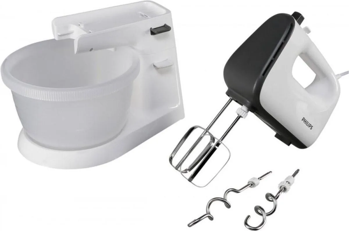 Philips HR3745/00 Handmixer - 450W - 6 Snelheden - 3L Kom - Grijs - afbeelding 6 van 6