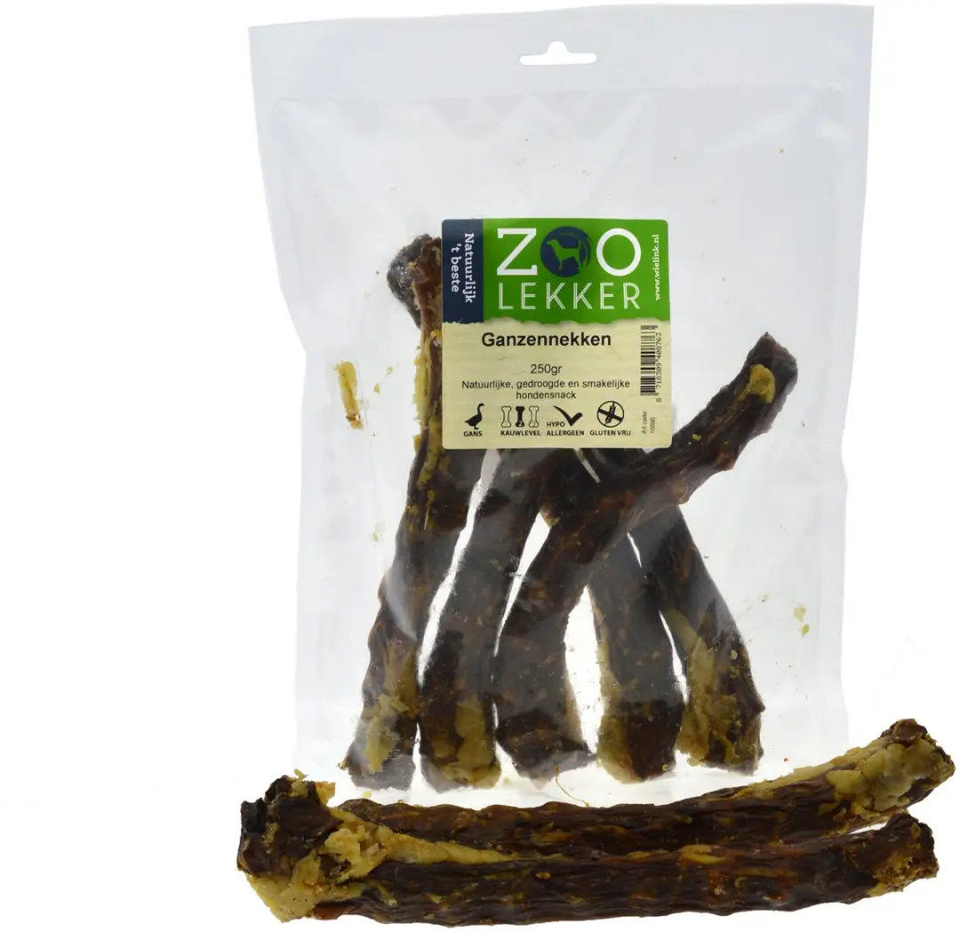Zoolekker Ganzennekken Hondensnack