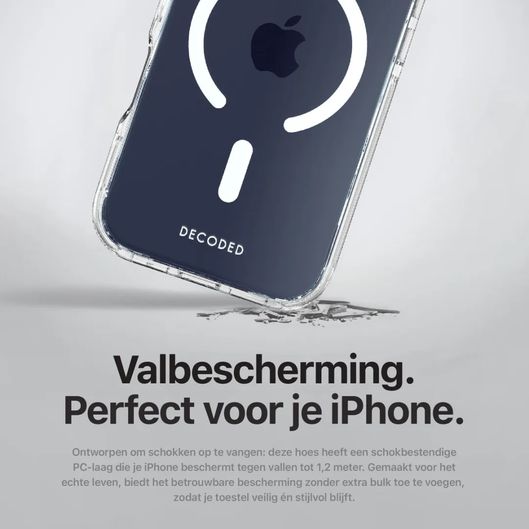 Decoded DEC-IP17PM-DTCL Hoesje iPhone 17 Pro Max - Transparant