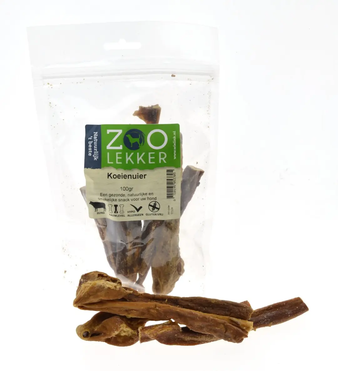 Zoolekker Koeienuier 100 gram