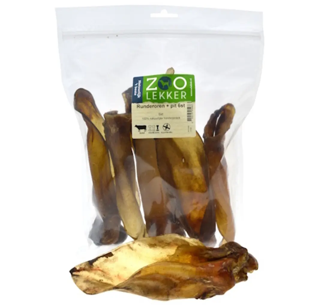 Zoolekker Runderoren met pit