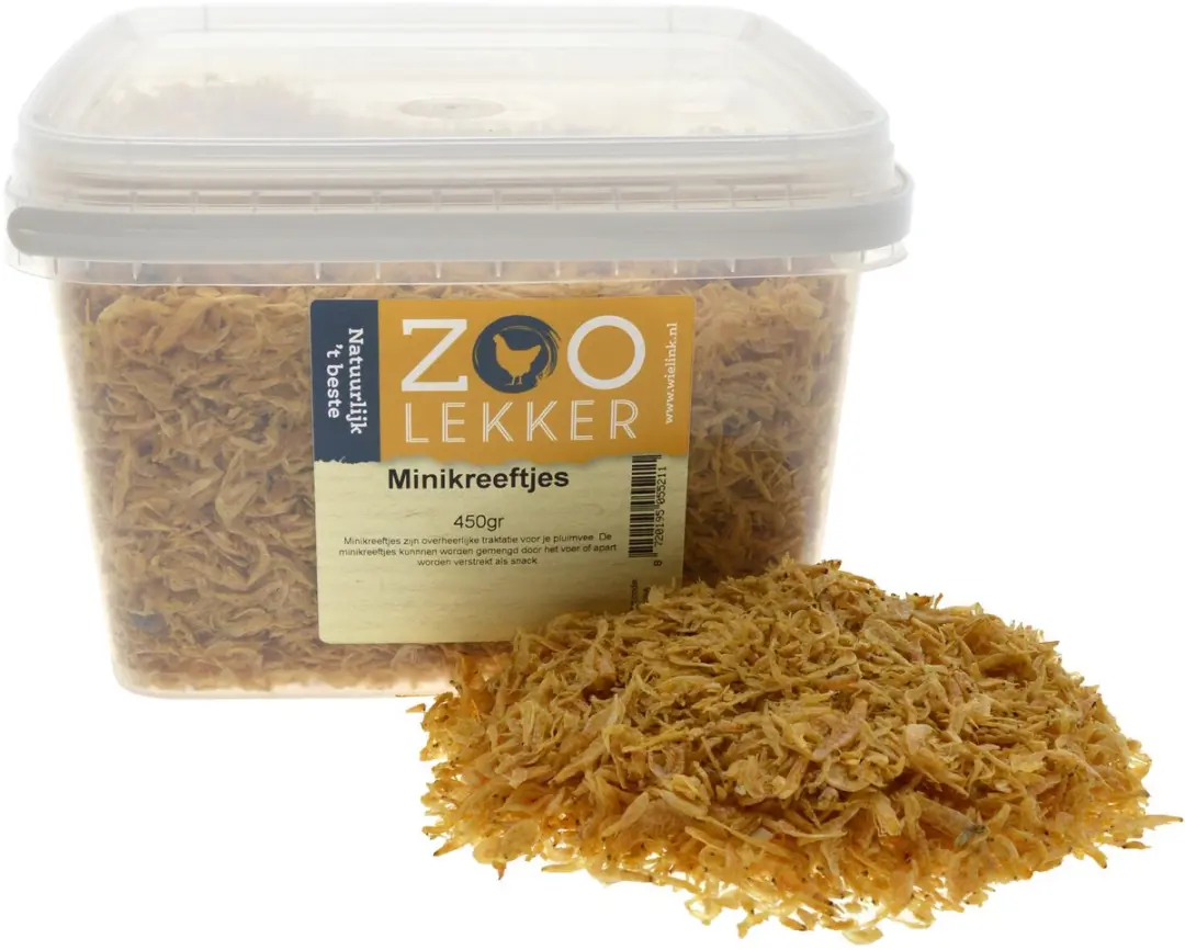Zoolekker Minikreeftjes 450 gram