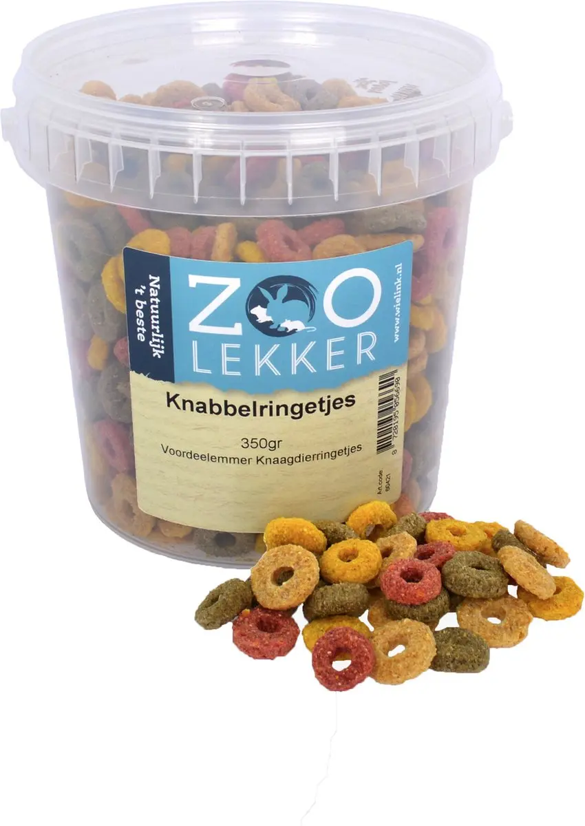 Zoolekker Knabbelringetjes 350gr