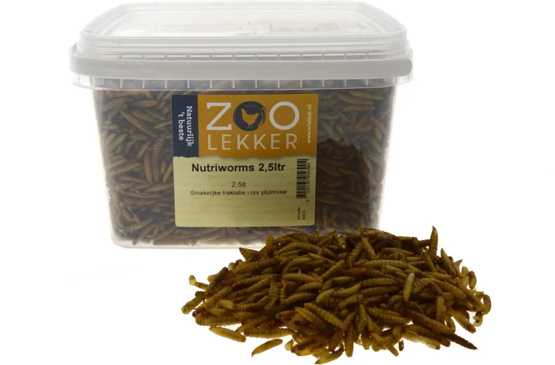 Zoolekker Nutriworms 2,5lt