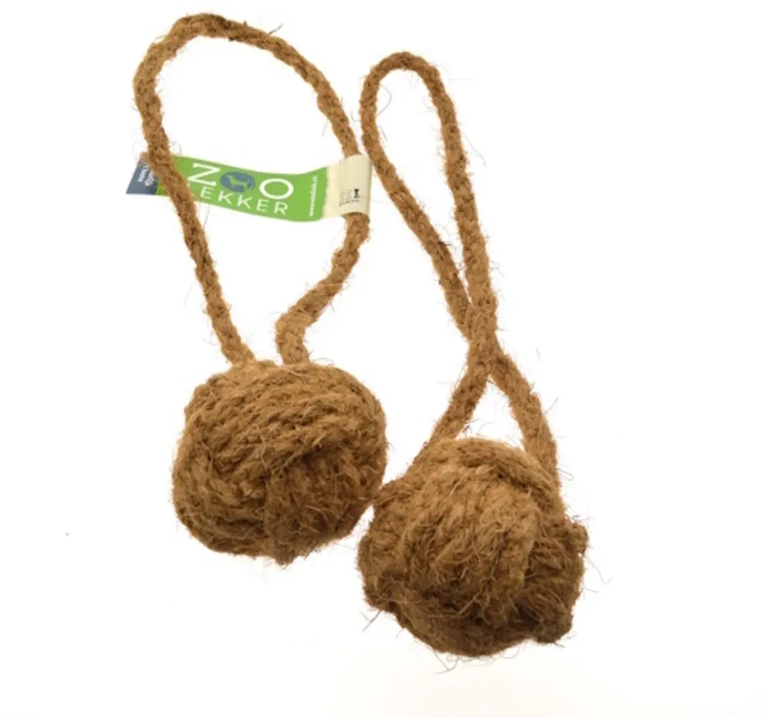 Zoolekker Cocos bal met touw M