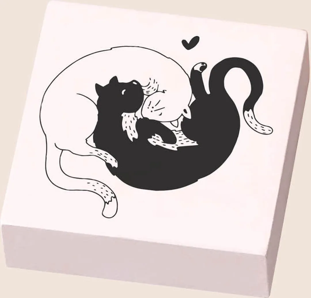 Colop May & Berry Stempel Katten 4,5x4,5cm