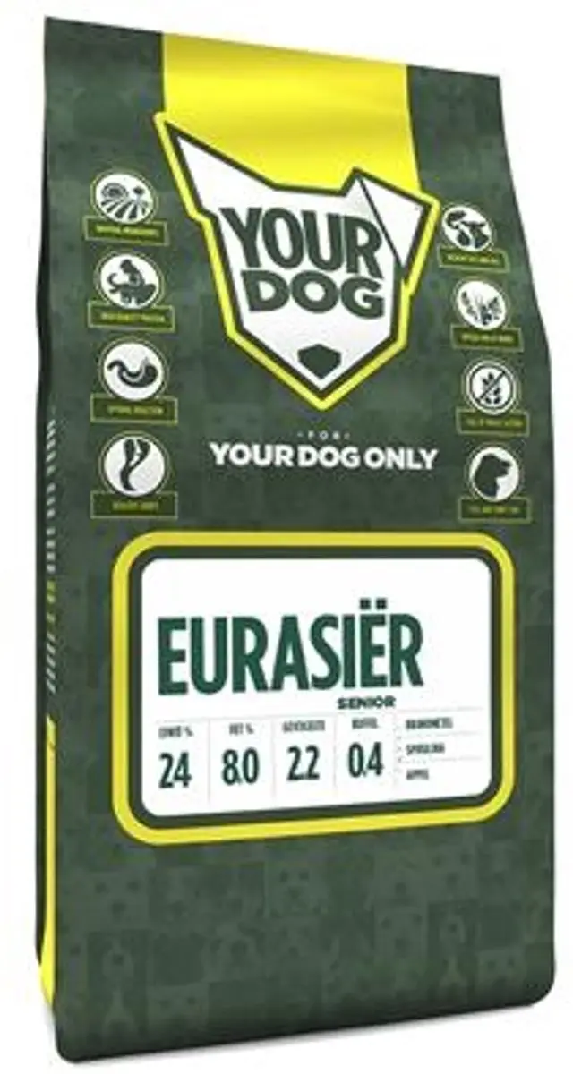 Yourdog Eurasiër Senior Hondenbrokken - 12kg - afbeelding 2 van 4
