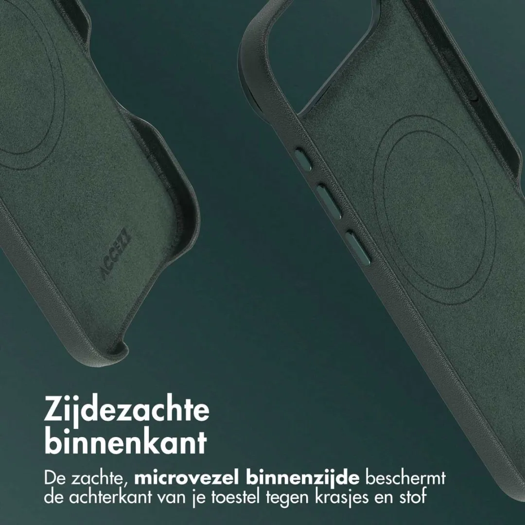 Accezz iPhone 17 Air Hoesje Cedar Green - MagSafe - 2 Pasjes