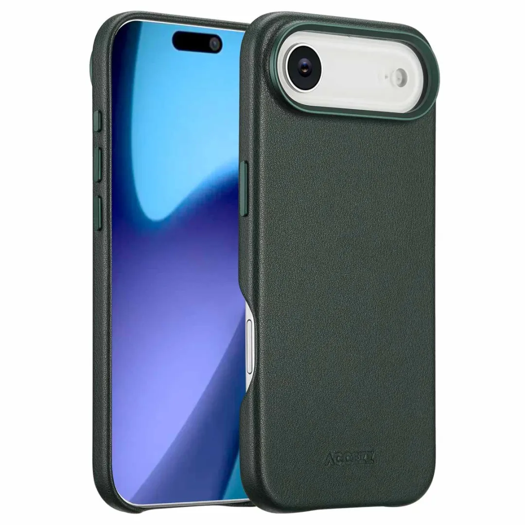 Accezz iPhone 17 Air Hoesje Cedar Green - MagSafe - 2 Pasjes
