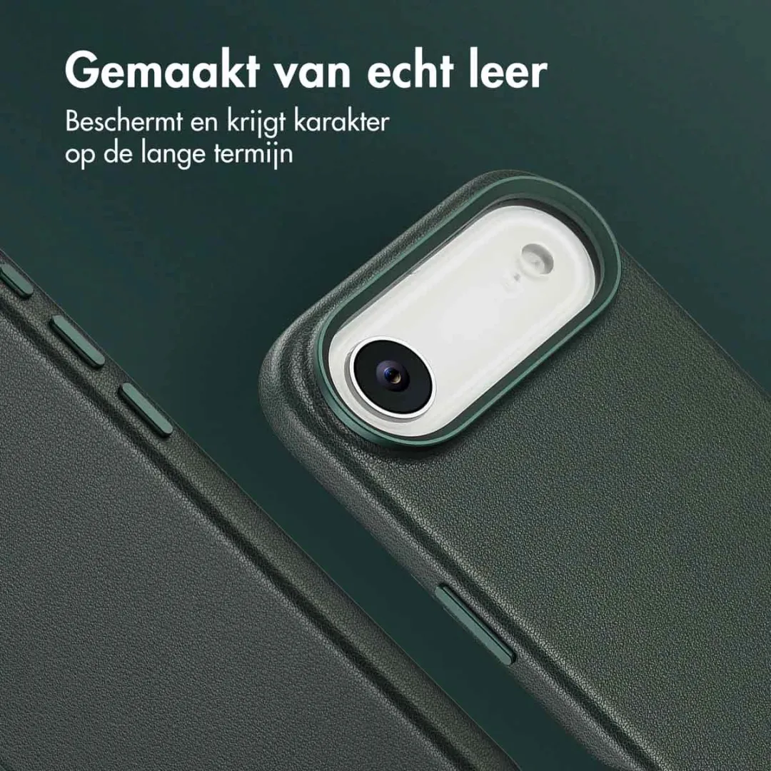 Accezz iPhone 17 Air Hoesje Cedar Green - MagSafe - 2 Pasjes