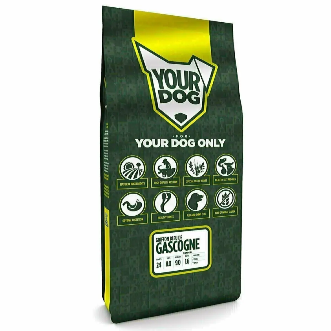 Yourdog Griffon Bleu de Gascogne Senior Hondenbrokken 12kg