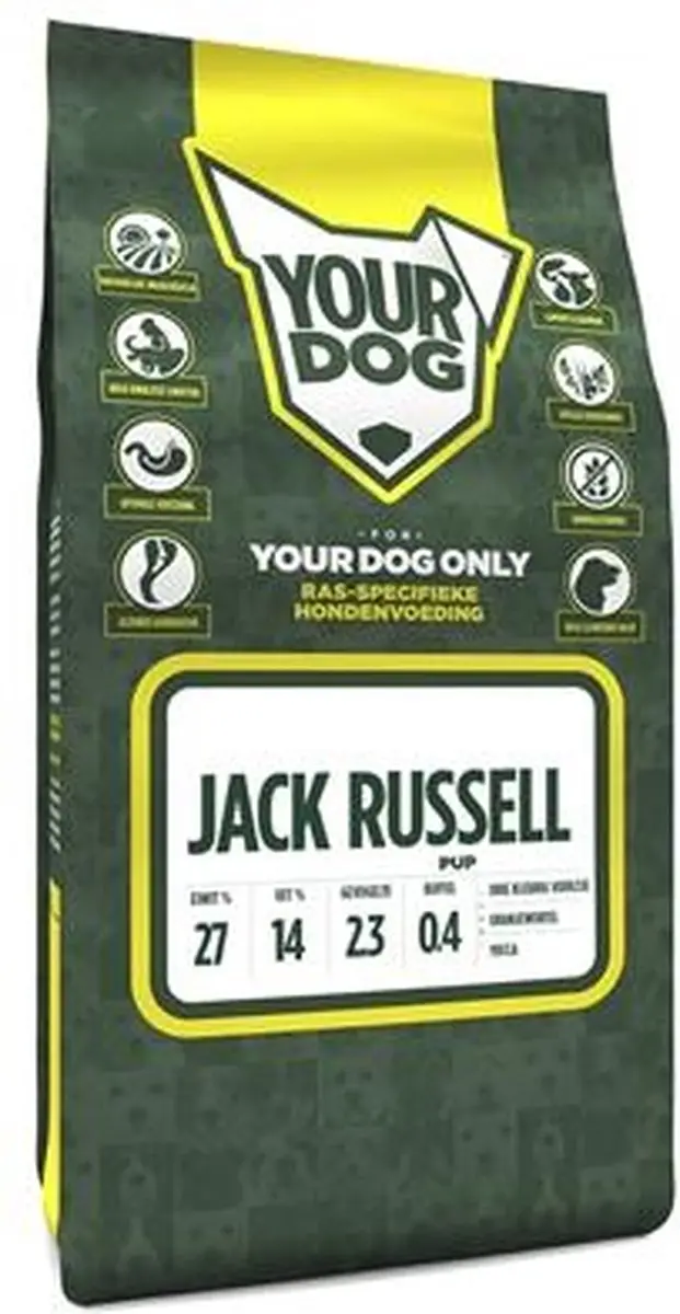 Yourdog Jack Russell Pup Hondenbrokken 12kg - afbeelding 2 van 2