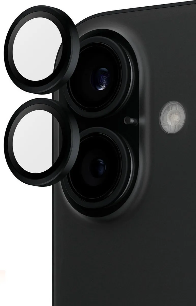 PanzerGlass Ceramic Hoops iPhone 16 Camera Lens Protector - 1 Stuk - afbeelding 6 van 6