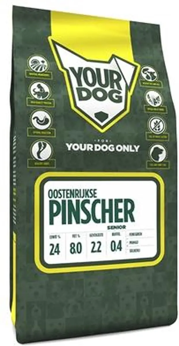 Yourdog Oostenrijkse Pinscher Senior Hondenbrokken 12kg - afbeelding 2 van 3