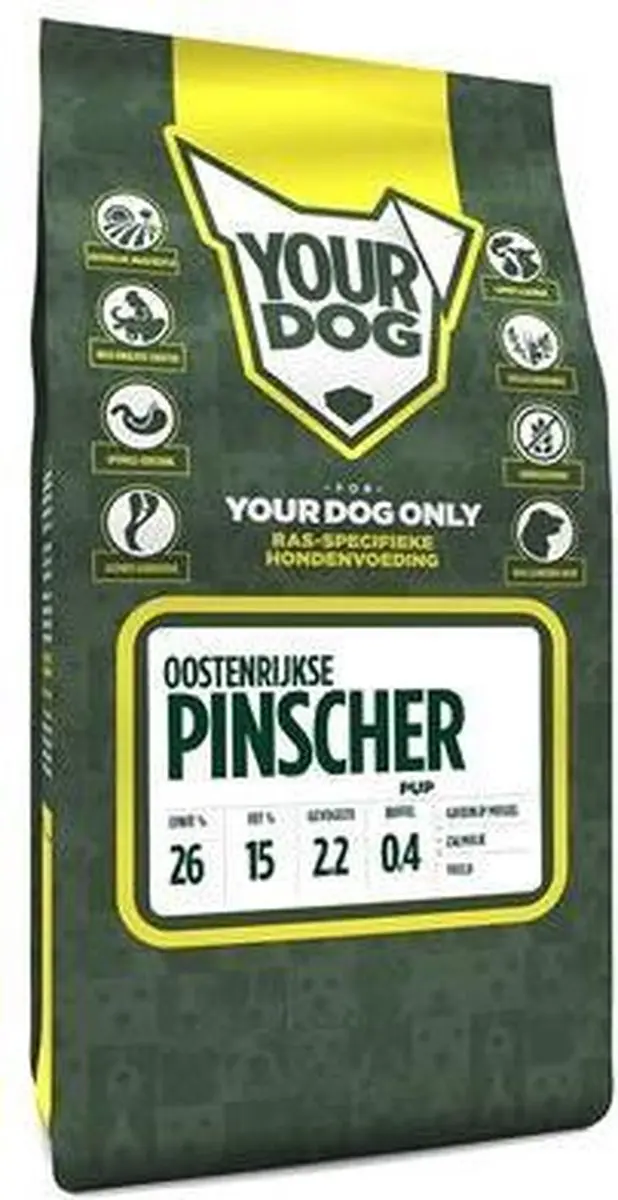 Yourdog Oostenrijkse Pinscher Pup Hondenbrokken - 12 kg - afbeelding 2 van 2