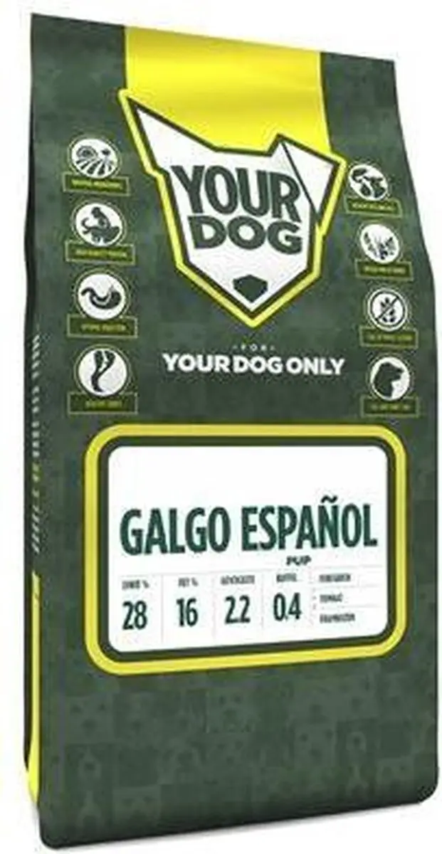 Yourdog Galgo Español Pup Hondenbrokken 12kg - afbeelding 2 van 3