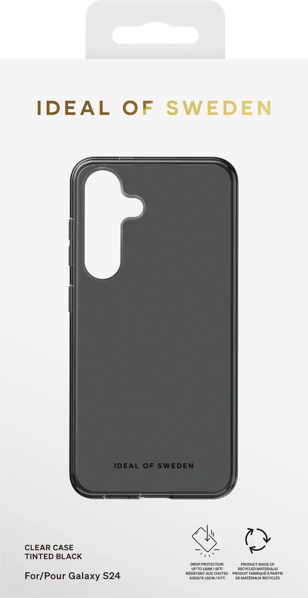 iDeal of Sweden Clear Case Samsung Galaxy S24 - Tinted Black - IDSICMS-I2361-83 - afbeelding 5 van 6