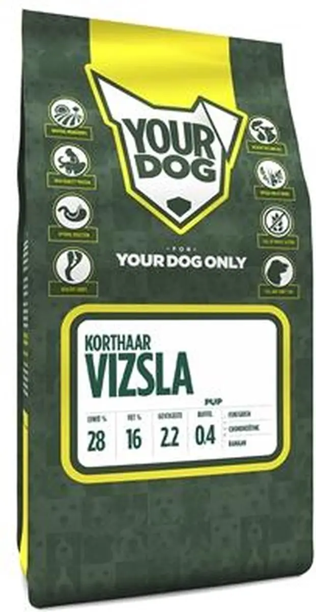 Yourdog Vizsla Korthaar Pup Hondenbrokken - 12kg - afbeelding 2 van 2