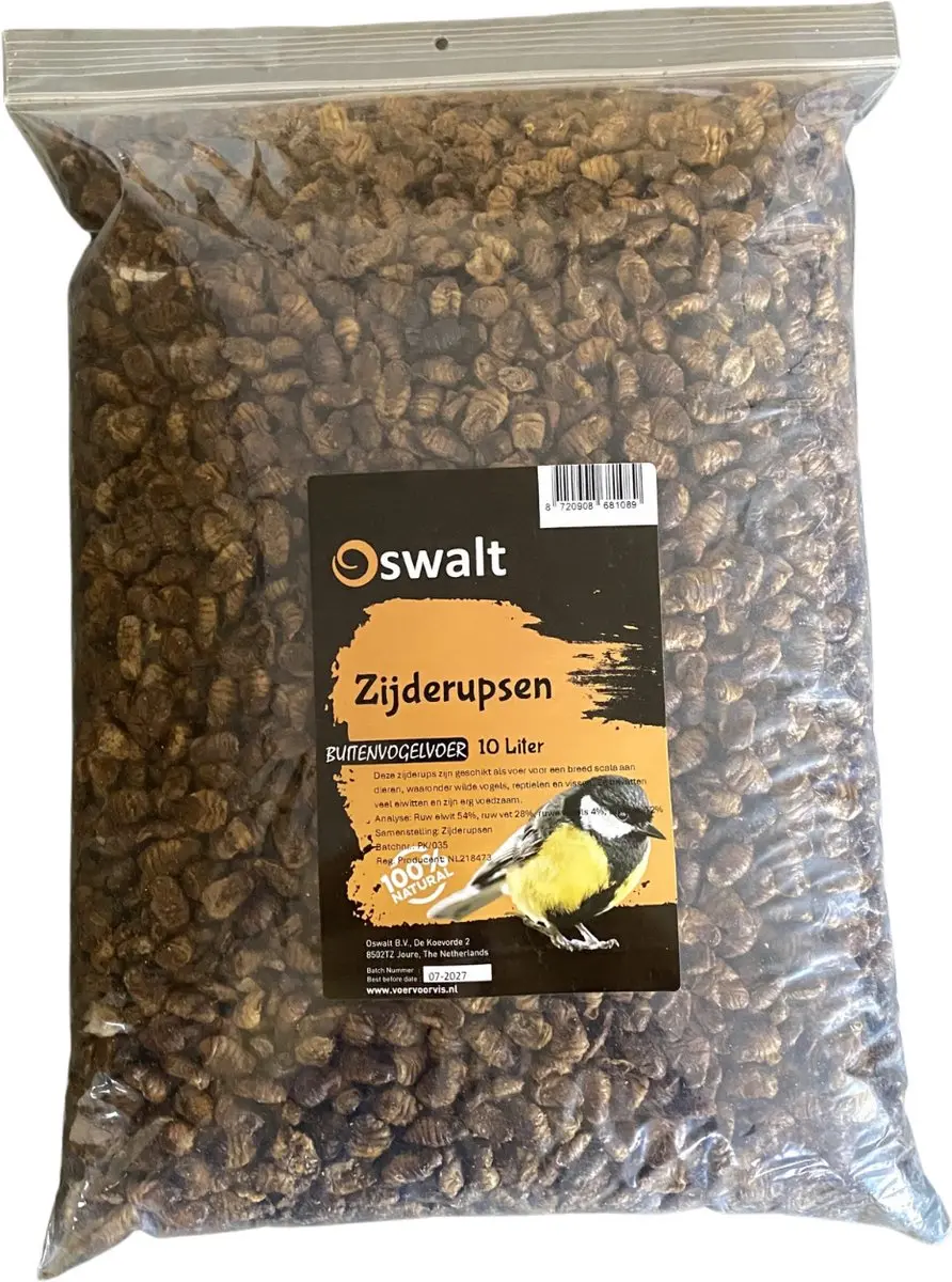 Oswalt Zijderupsen- Gedroogd