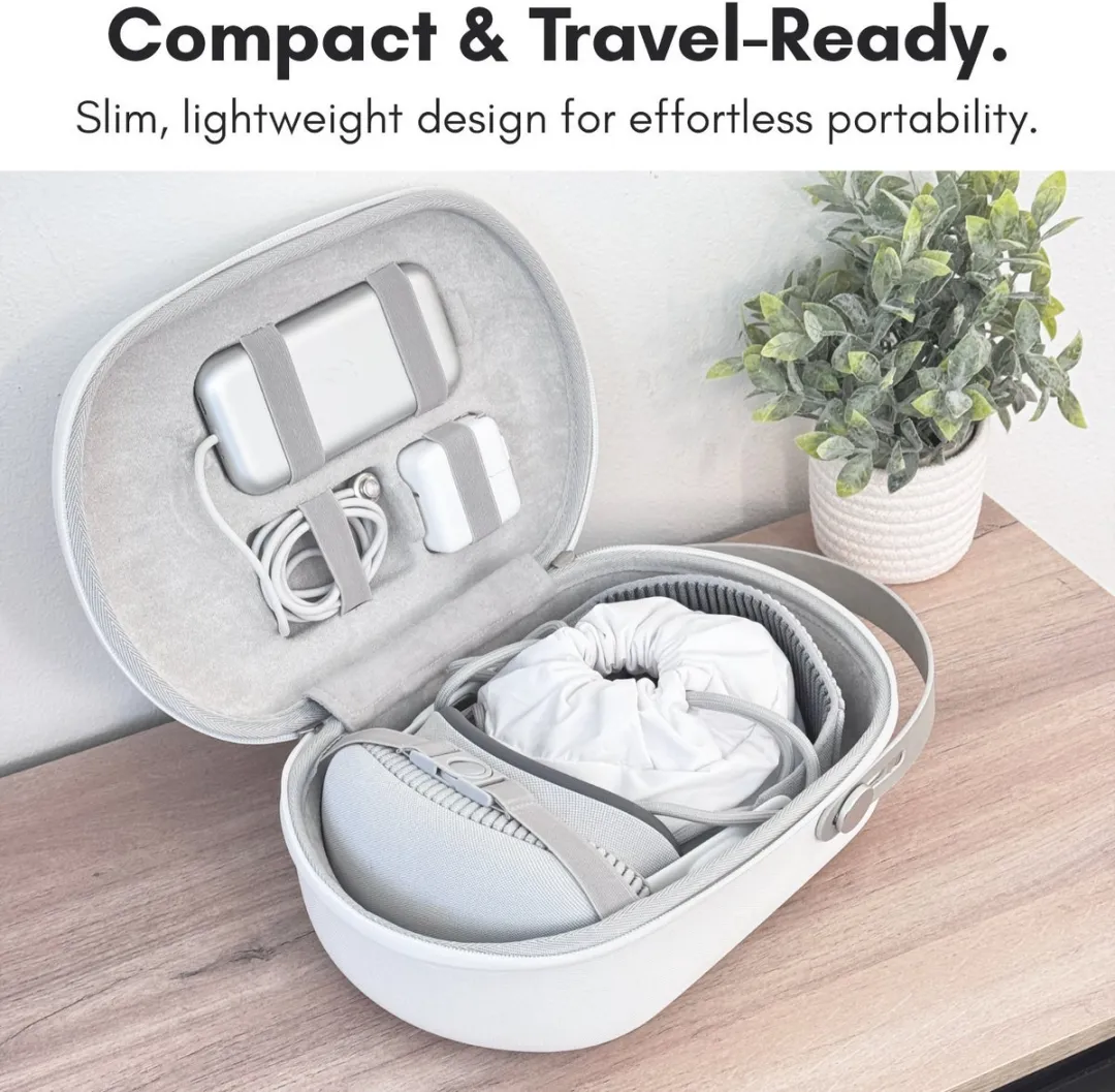 Macally VPCASE Beschermhoes Apple Vision Pro - Wit